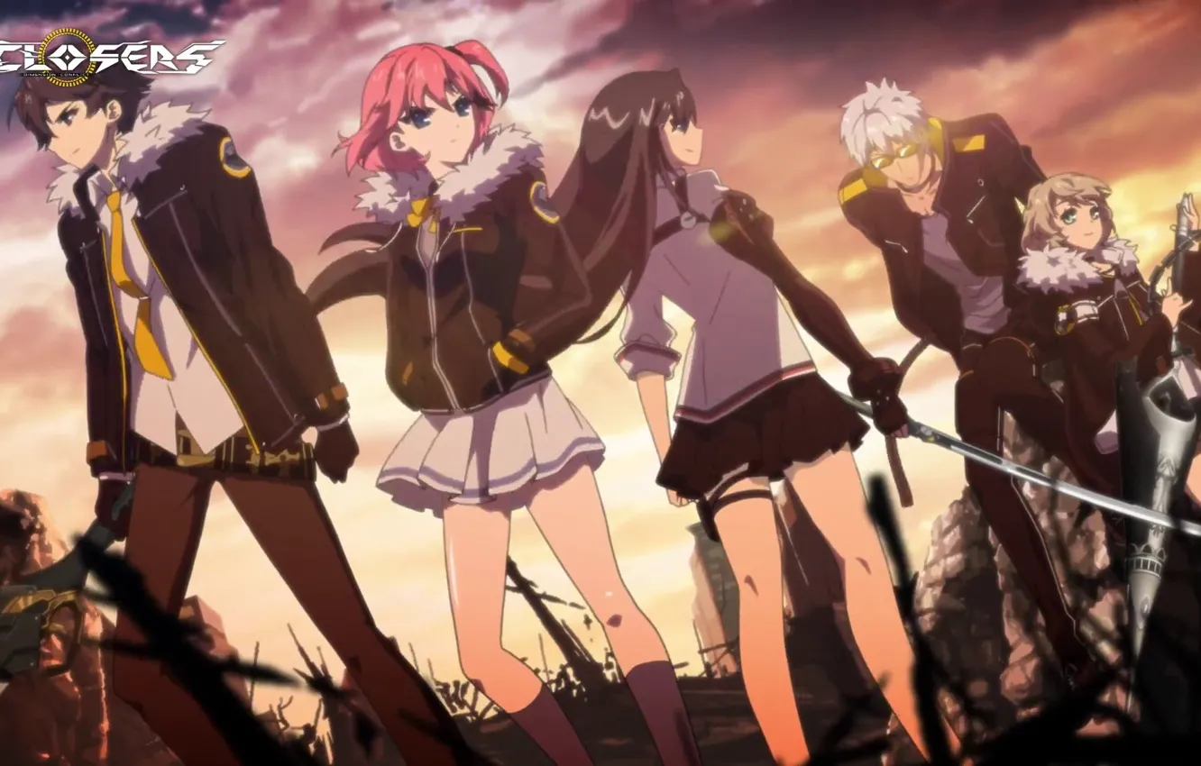 Photo wallpaper girl, the game, anime, guy, action, MMO, slasher, Closers