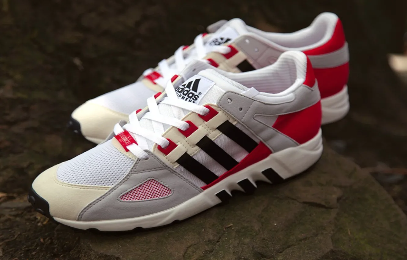 Photo wallpaper Wallpaper, white, sneakers, Adidas Solebox x EQT Running Guidance 93