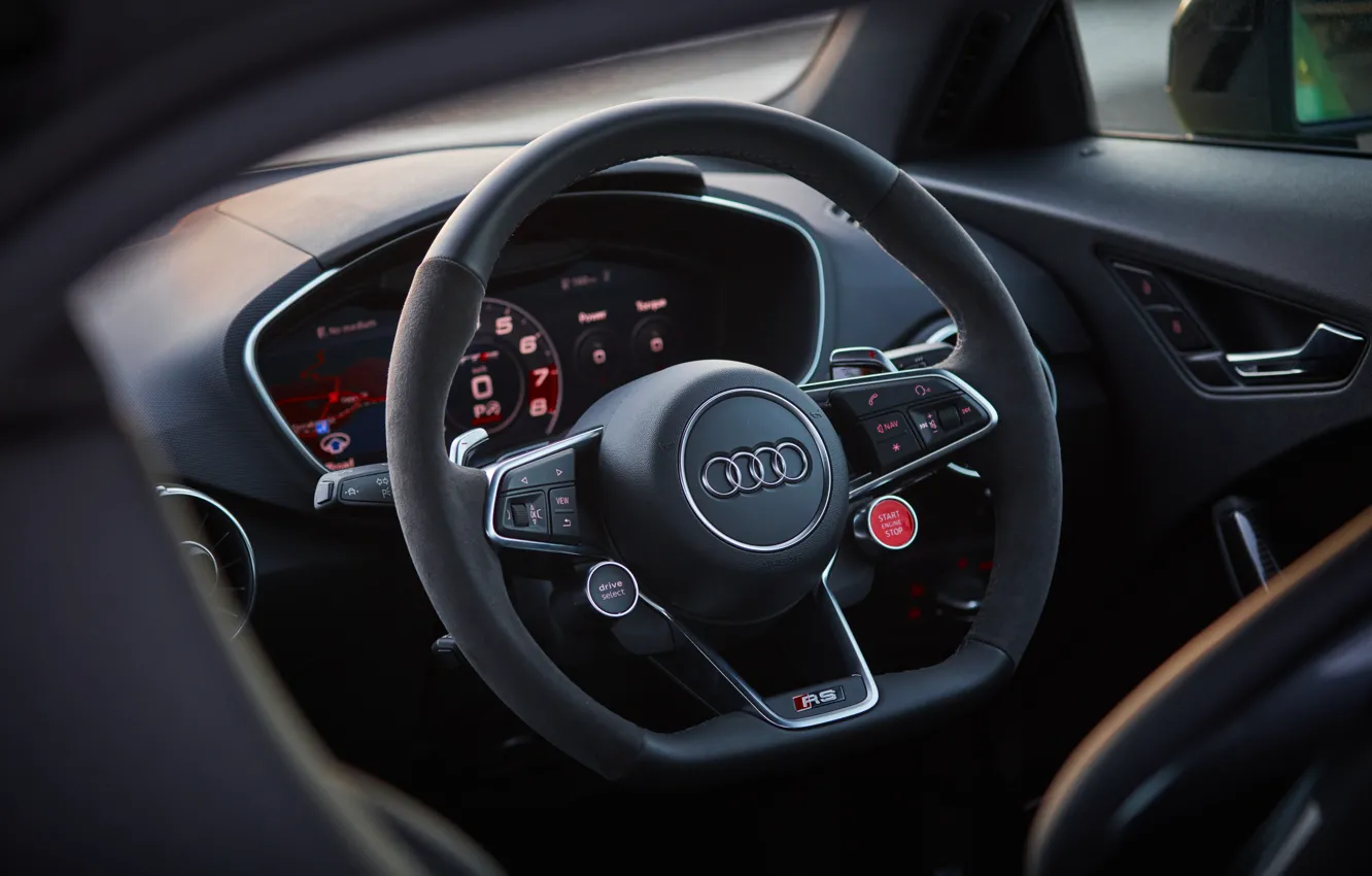 Photo wallpaper Audi, Steering Wheel, TT, Audi TT RS Coupe