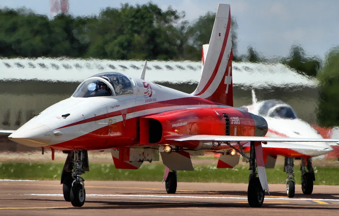 Photo wallpaper fighter, multipurpose, Tiger II, F-5E, Tiger II