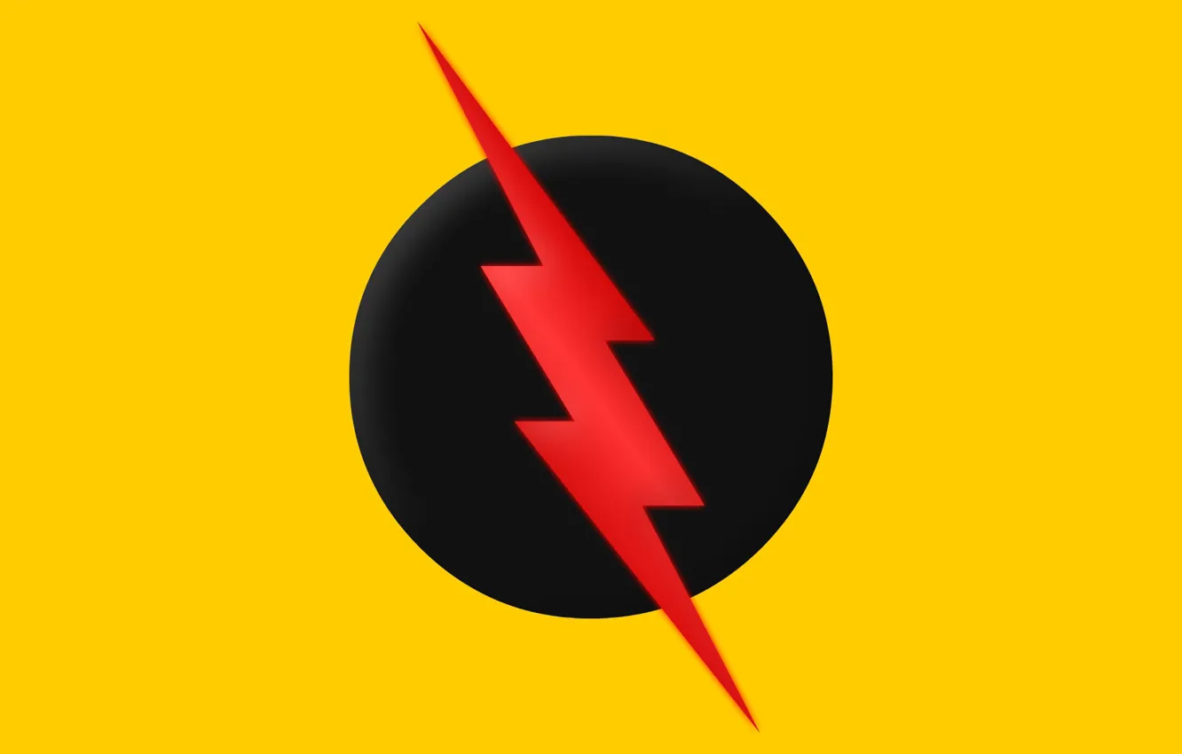 Photo wallpaper DC Comics, Eobard Thawne, minimalistic wall, reverse flash