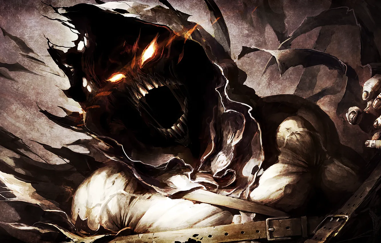 Photo wallpaper demon, hard, evil, Disturbed, music