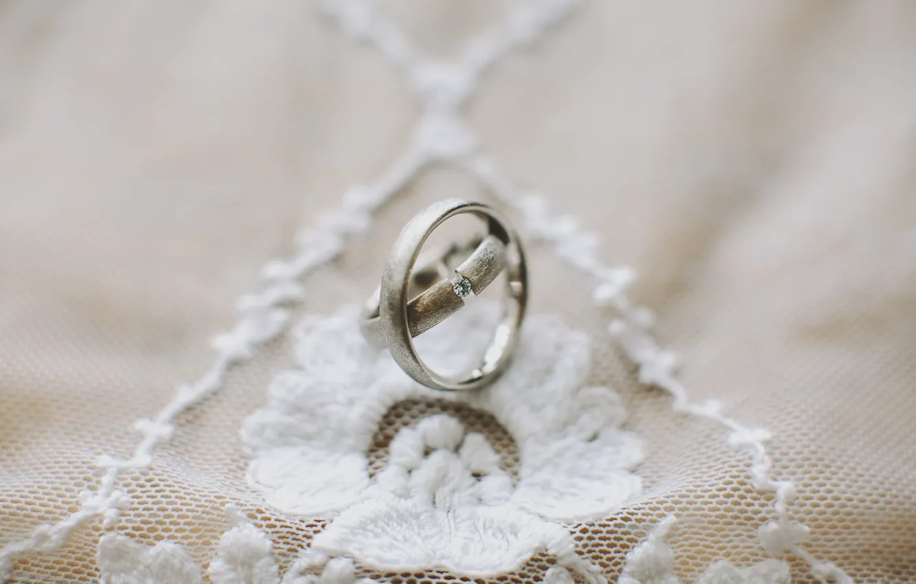 Photo wallpaper ring, wedding, wedding, engagement
