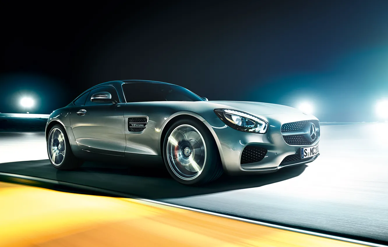Photo wallpaper Concept, Mercedes-Benz, Car, AMG, Track, 2015, Ligth