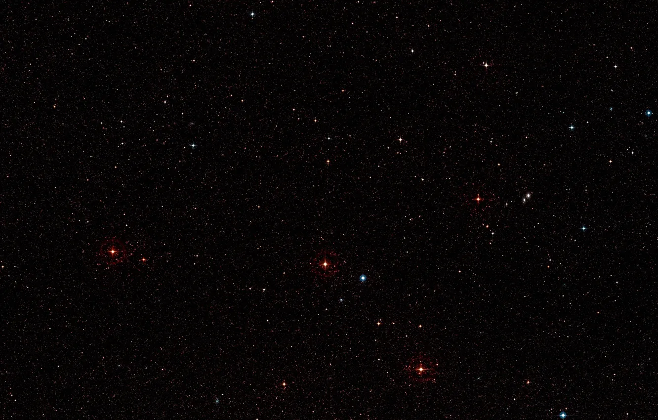 Photo wallpaper Stars, LMC, DSS2, MUSE, LHA 120-N 180B, Constellation Mensa, Wide-angle, Starclusters