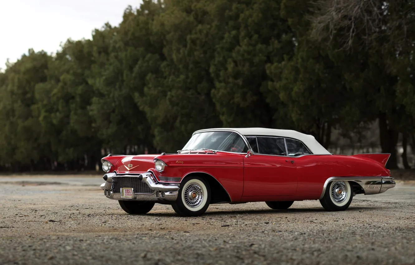 Photo wallpaper Eldorado, Cadillac, Cadillac, 1957, Sixty-Two, Eldorado, Special Biarritz