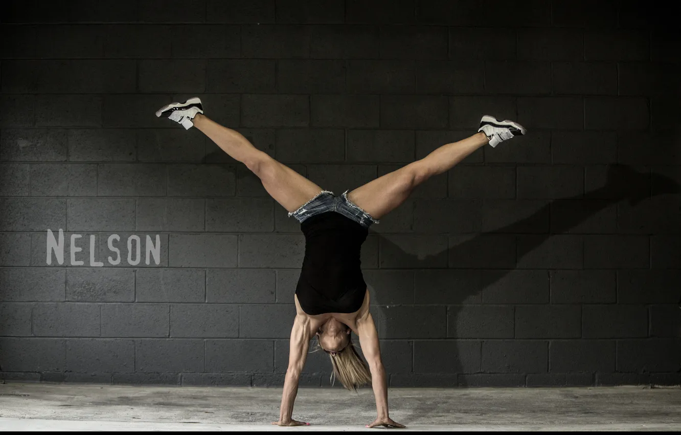 Photo wallpaper Resistance, woman, strength, skill, fitness, technique