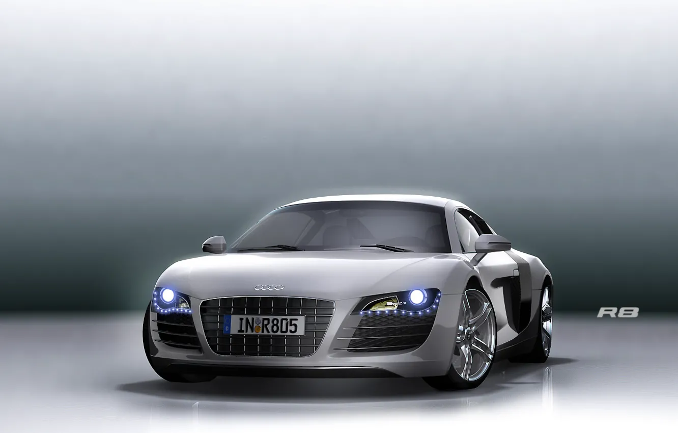 Photo wallpaper grey, Audi, audi