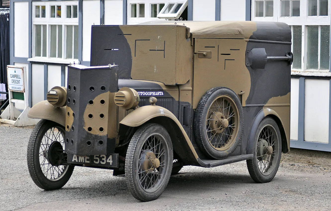 Photo wallpaper war, first, armored car, easy, world, Armoured Austin, "Austin"