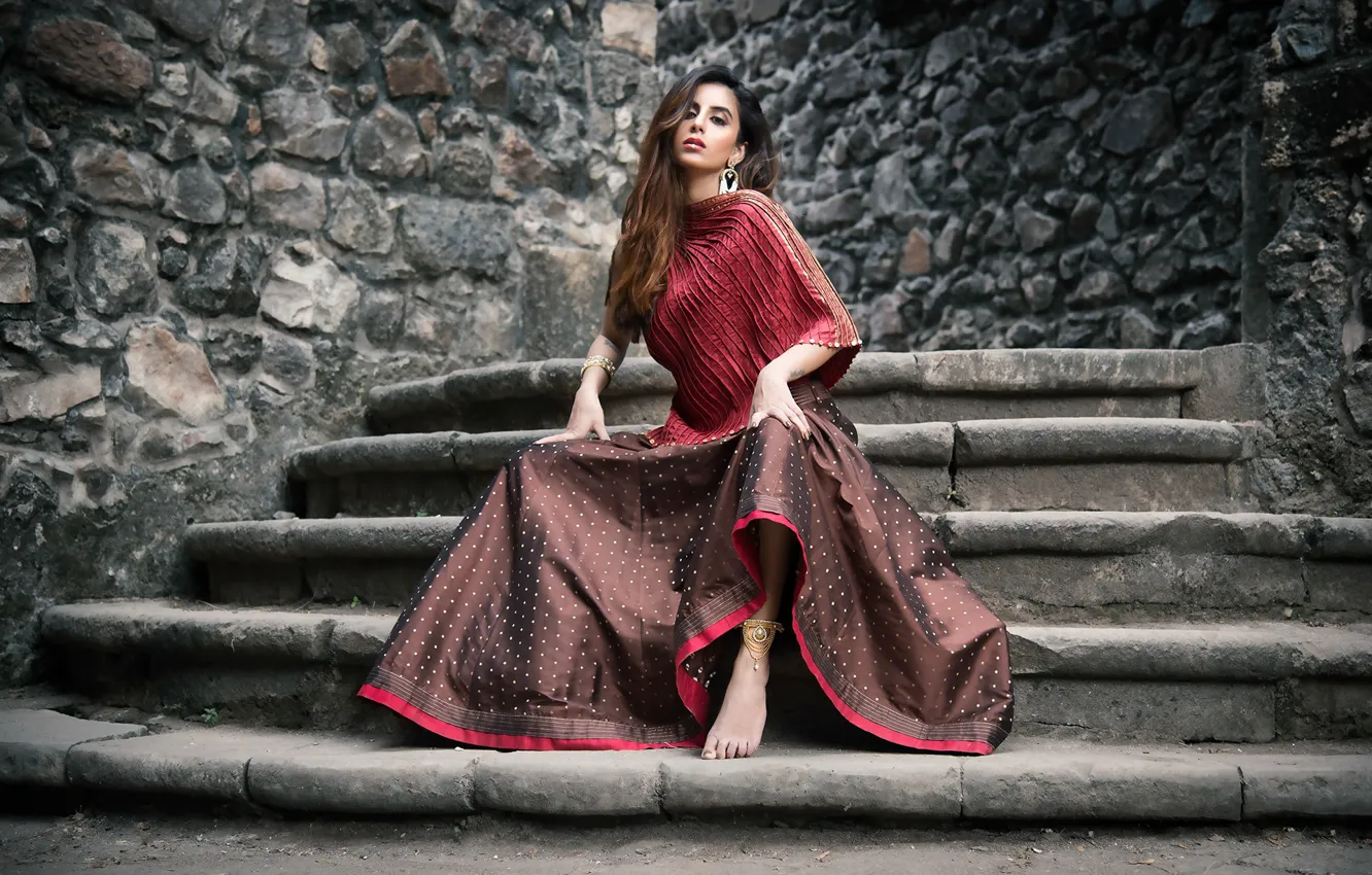 Photo wallpaper girl, hot, sexy, fashion, eyes, smile, beautiful, figure