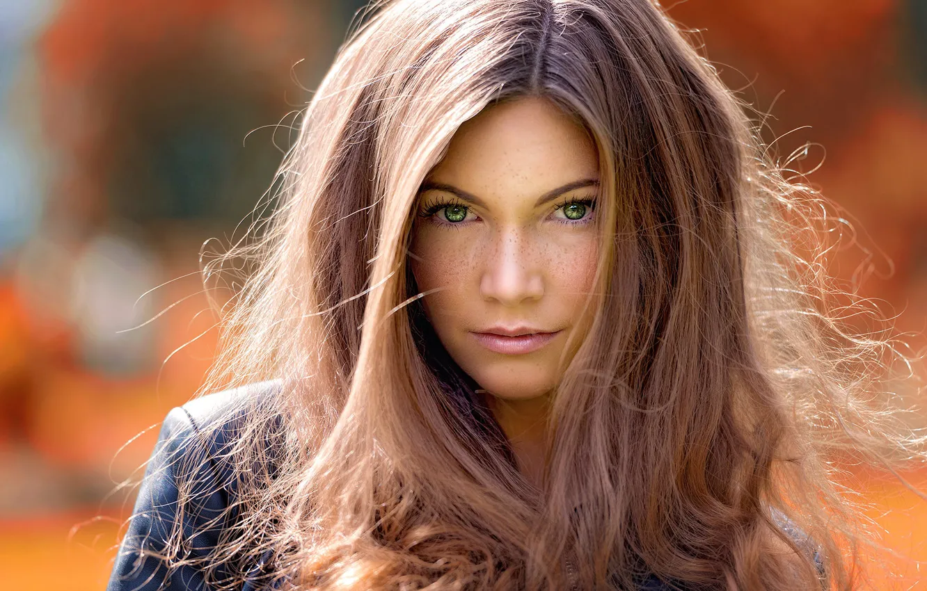 Photo wallpaper freckles, sponge, curls, Mark Prinz, Autumn has come