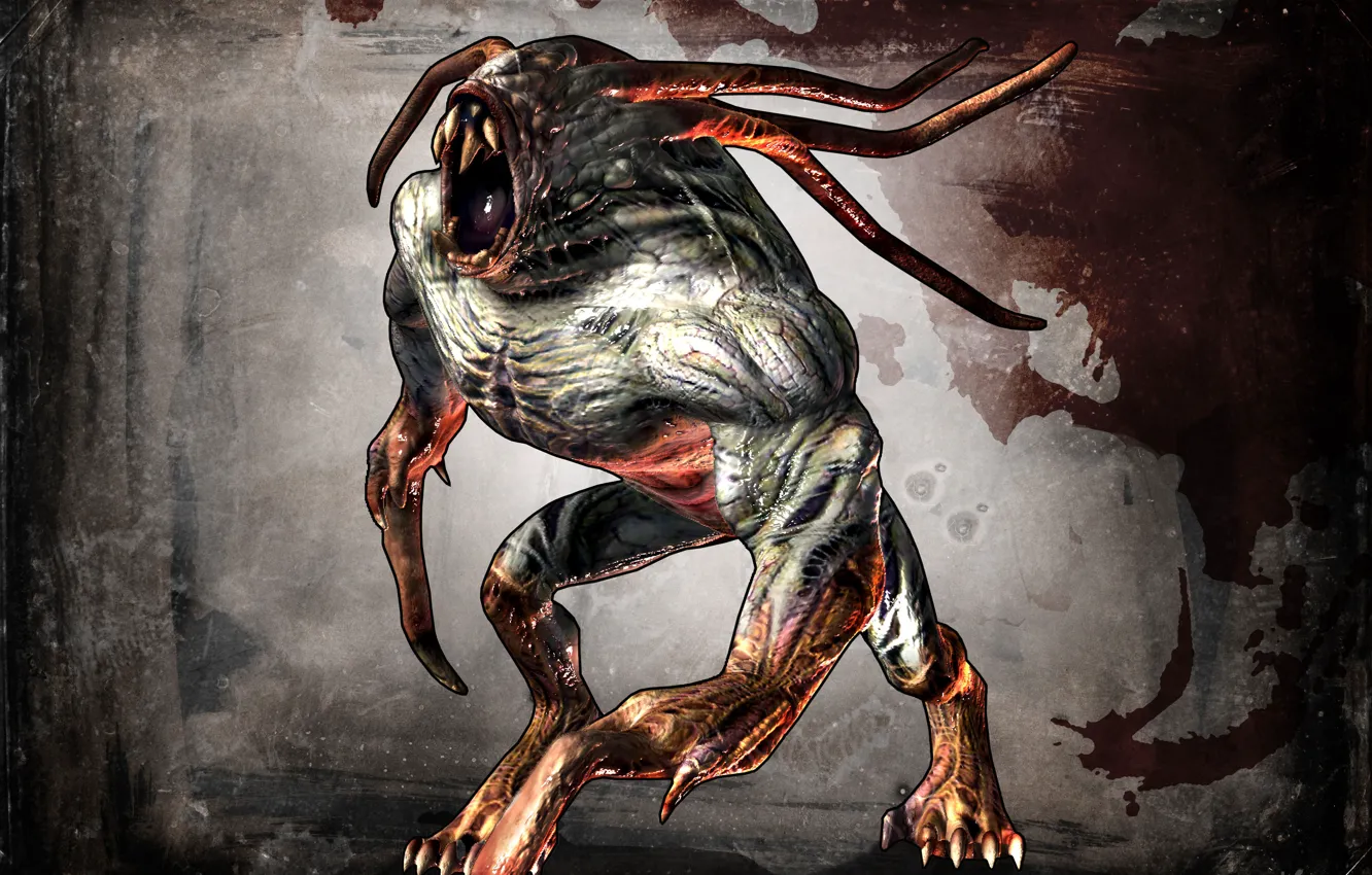 Photo wallpaper monster, Splatterhouse, Morlock, PROCESS