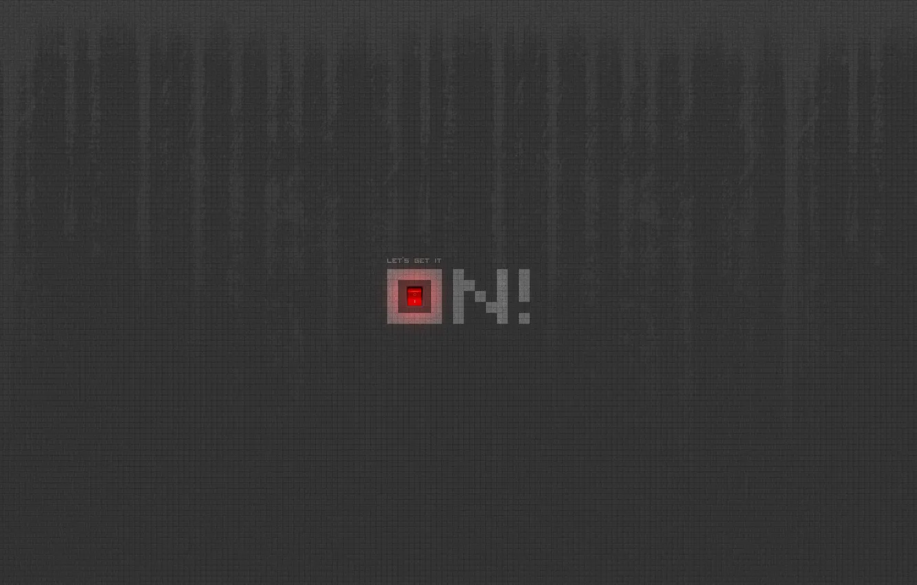 Photo wallpaper the inscription, minimalism, button, Button, 2560x1600, lettering, Minimalism