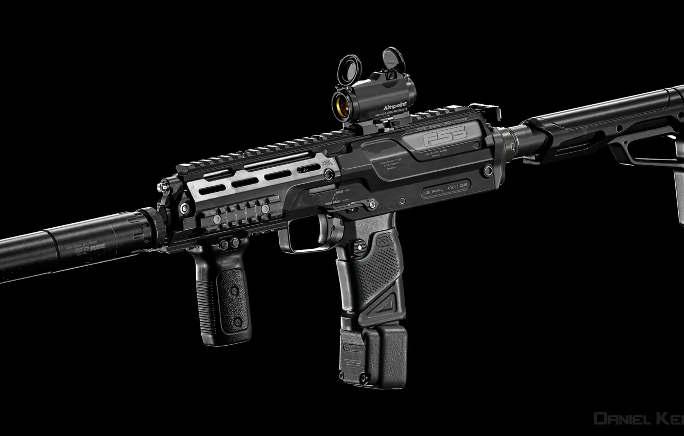 Photo wallpaper weapons, gun, weapon, mp7, smg, submachine gun, mp7