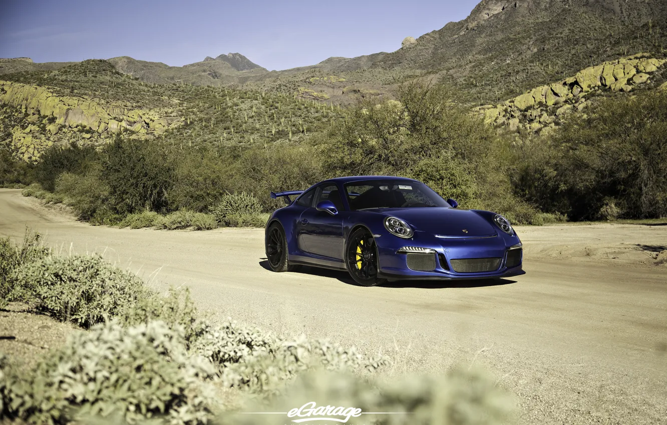 Photo wallpaper 911, Porsche, road, GT3