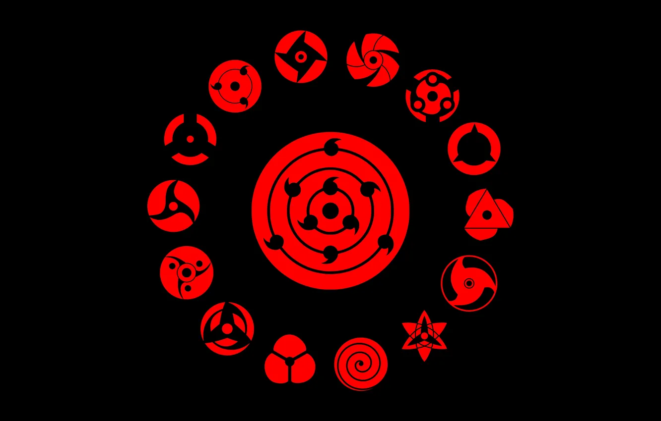 Photo wallpaper pattern, Naruto, Sharingan, sharingan, Mangekye Sharingan