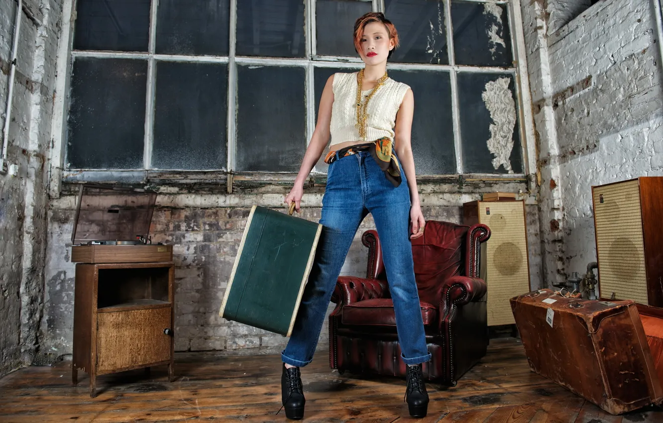 Photo wallpaper background, room, model, Sirada