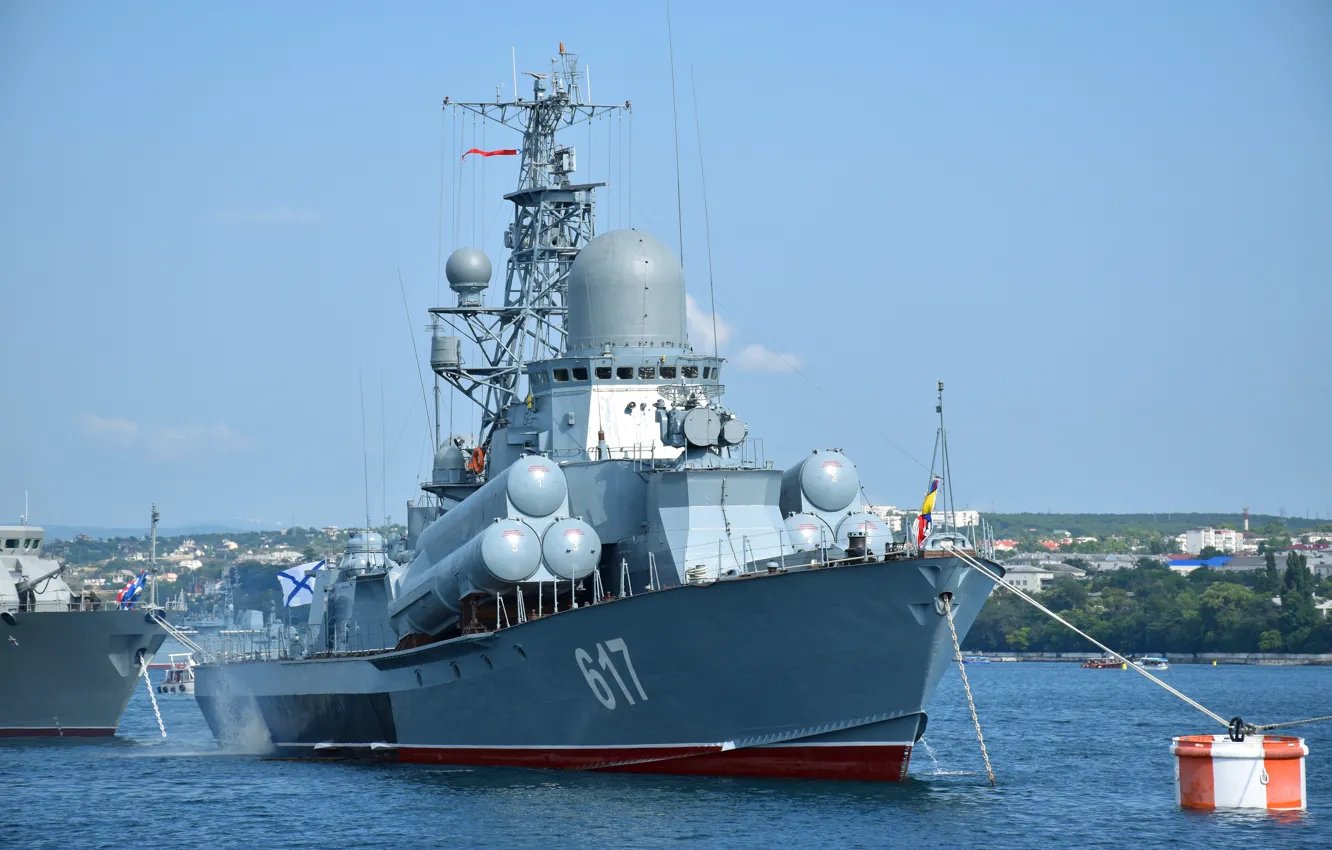 Photo wallpaper ship, rocket, small, Mirage, Sevastopol