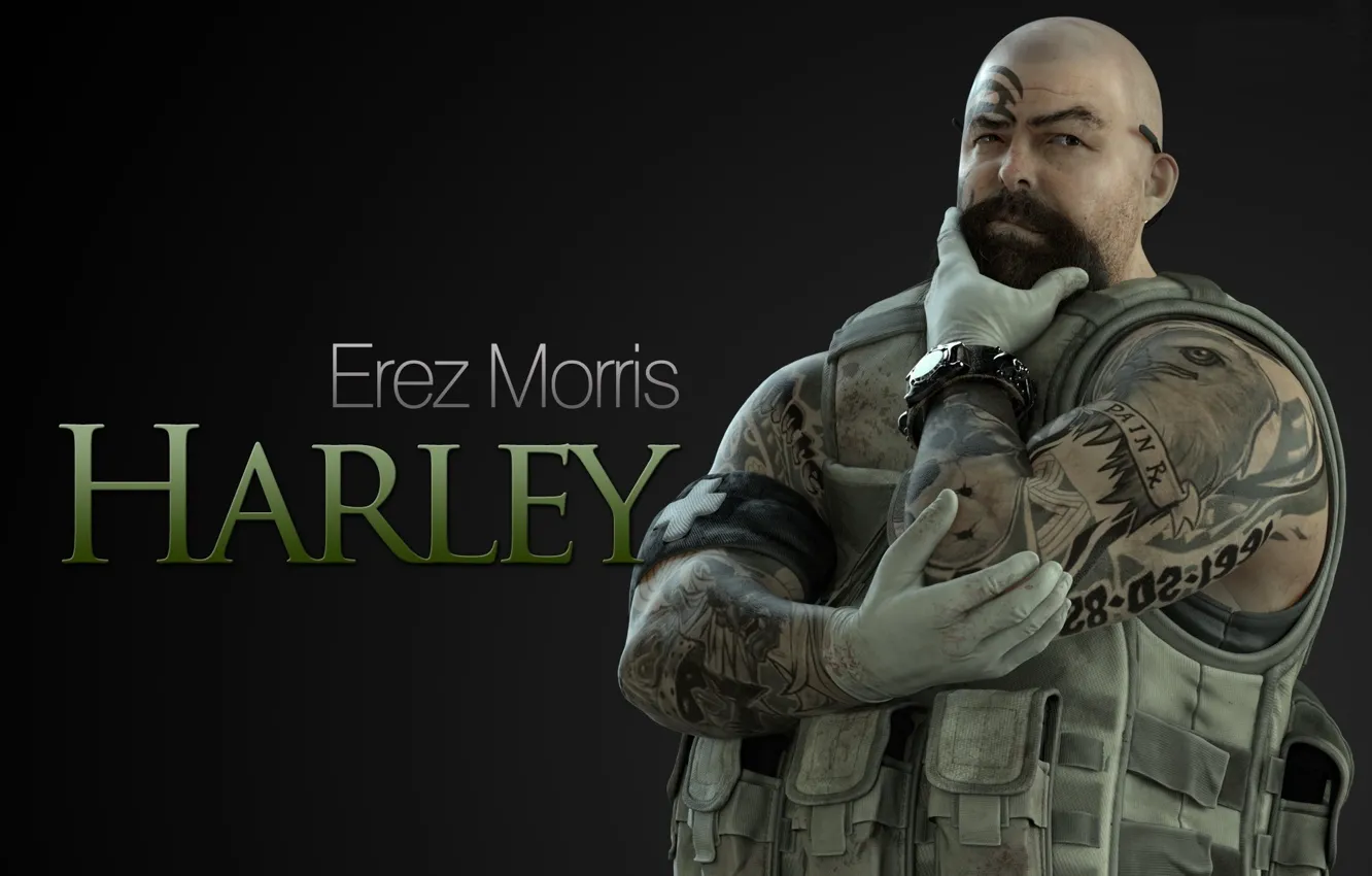 Photo wallpaper Harley, soldier, Resident Evil, tatoo, Capcom, Resident Evil: Operation Raccoon City, powerful, strong