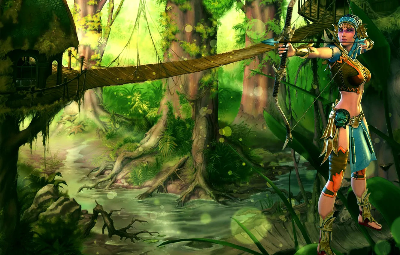 Photo wallpaper Dryad, Ice &amp; Blood, Ankara, Sacred 2 Ice &amp; Blood, Ice and Blood, sacred