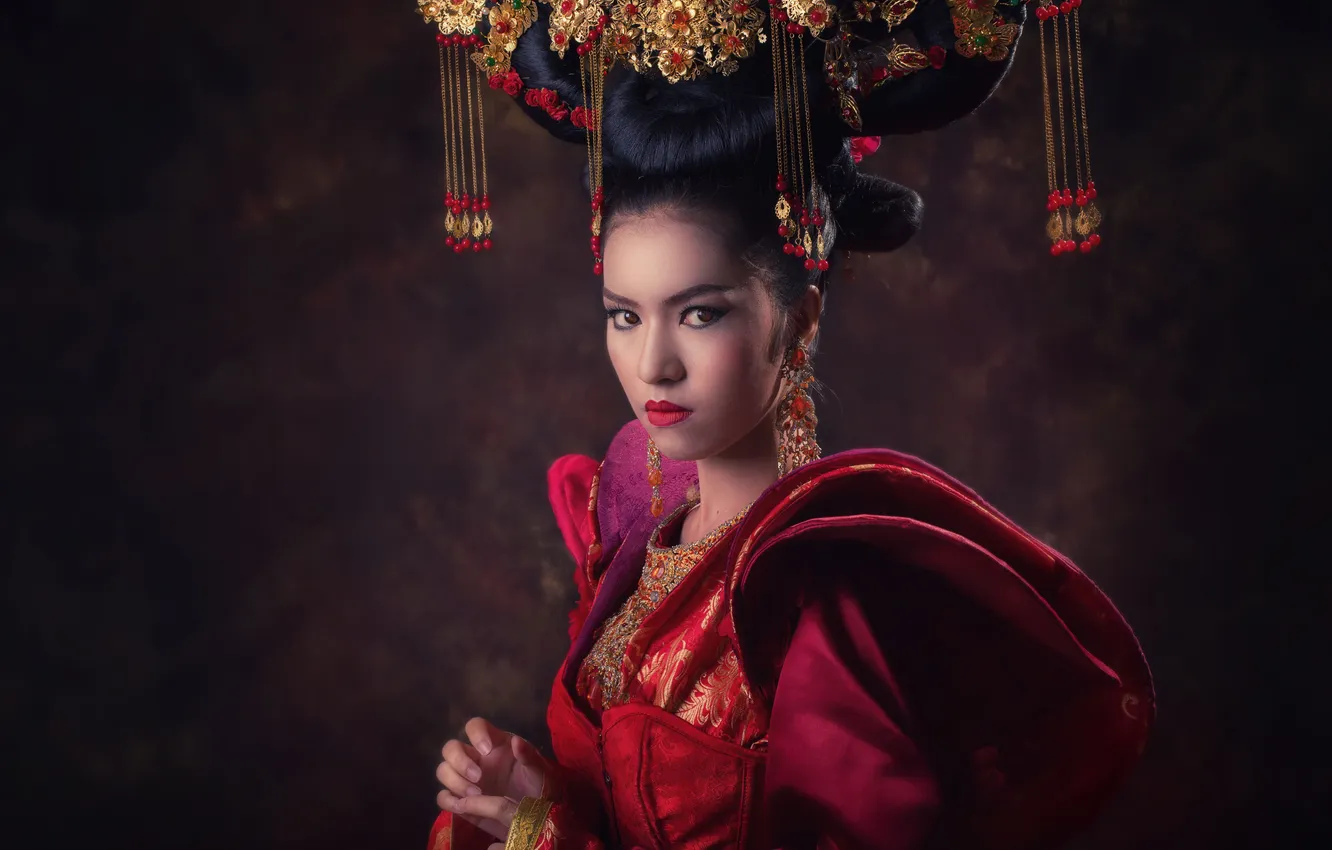 Photo wallpaper China, wallpaper, girl, sexy, woman, model, asian, cute