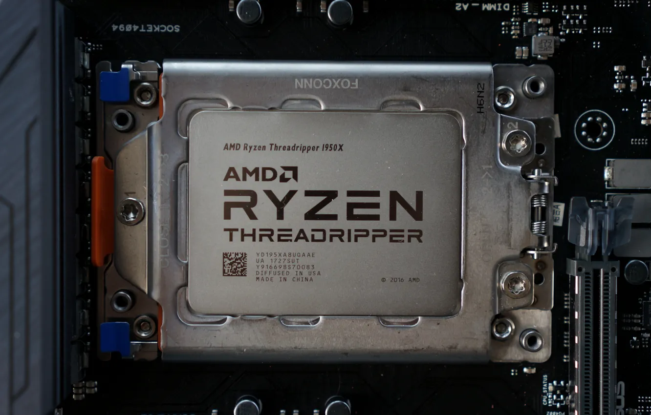 Photo wallpaper AMD, processor, TR4, Ryzen, 1950X, Threadripper