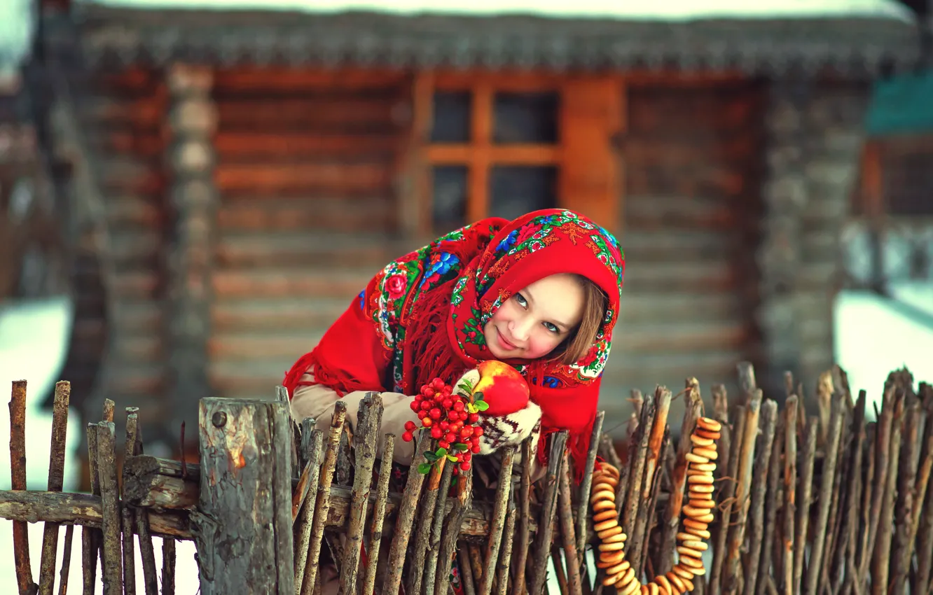 Photo wallpaper look, mood, girl