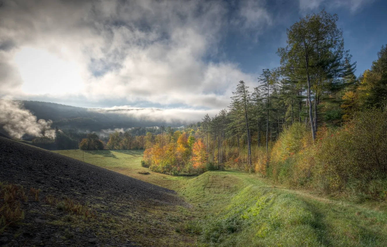Photo wallpaper landscape, nature, beauty