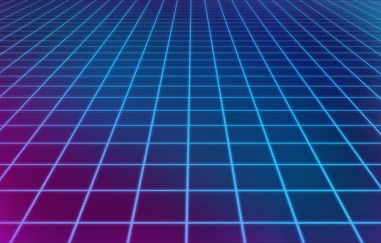 Photo wallpaper Music, Mesh, Background, Neon, 80's, Synth, Retrowave, Synthwave