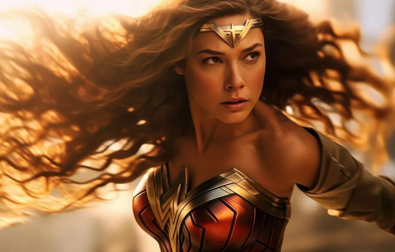 Photo wallpaper Wonder Woman, power, creation