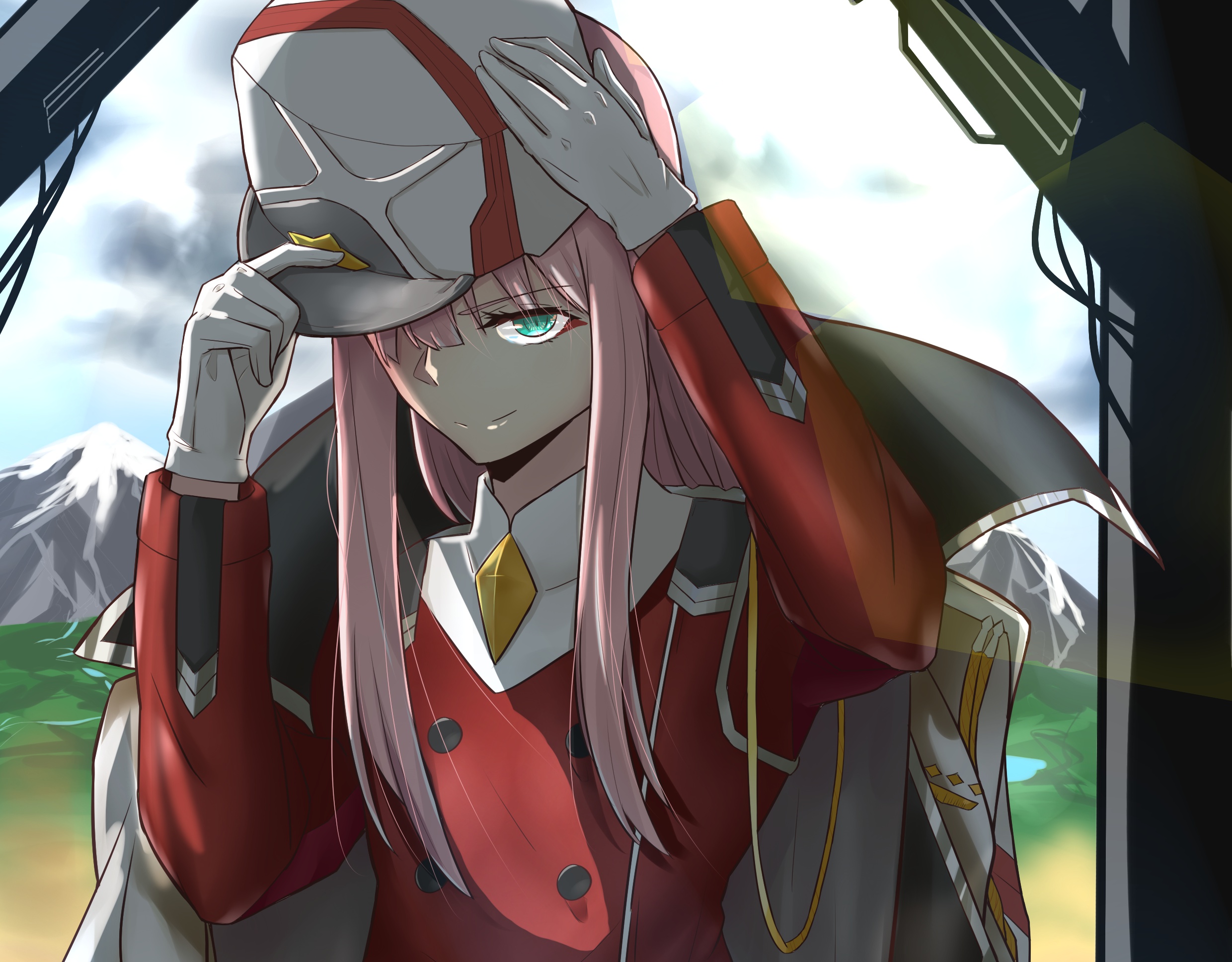 Мило во франции. 002 Франкс. Zero two Франкс.