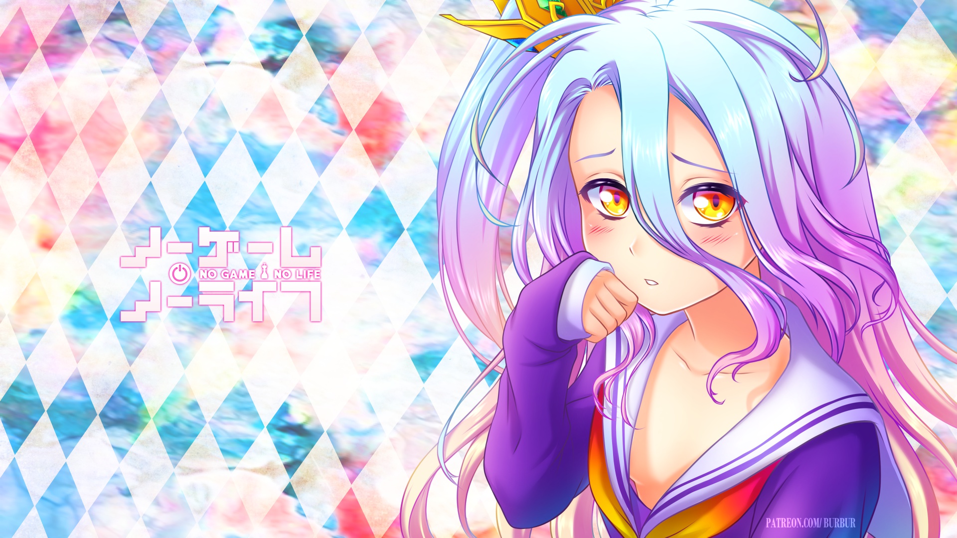 Игры нет. Нет игры нет жизни. No game no Life Широ. Обои на рабочий стол аниме. Нет игры нет жизни 4к.